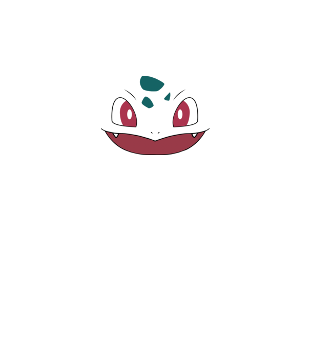 Bulbasaur model turcoaz pe tricou