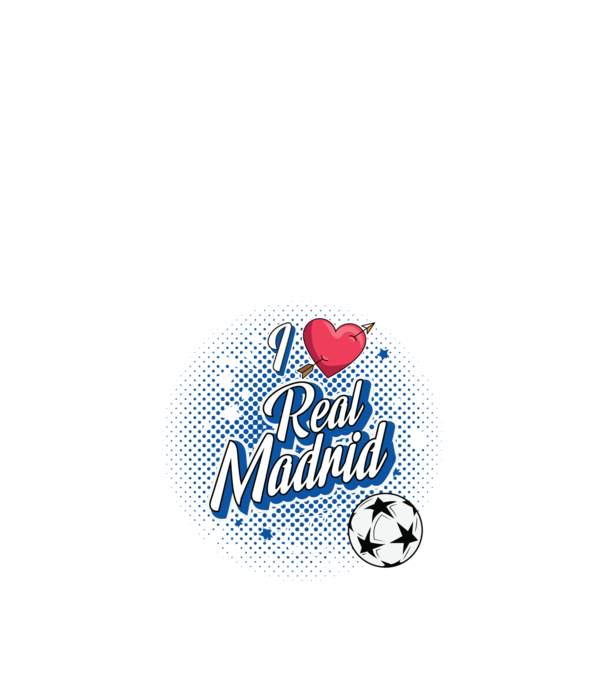 Popart RealMadrid model negru pe tricou