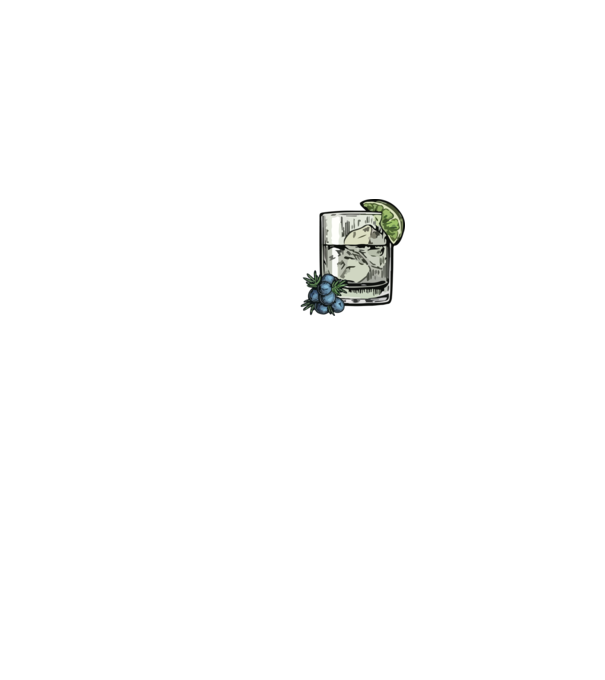Let the fun be gin model negru pe tricou