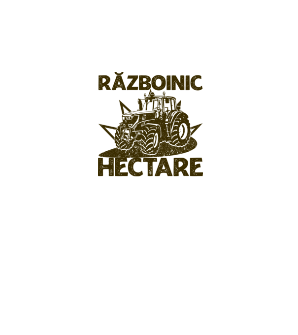 Războinic Hectare model gri pe tricou