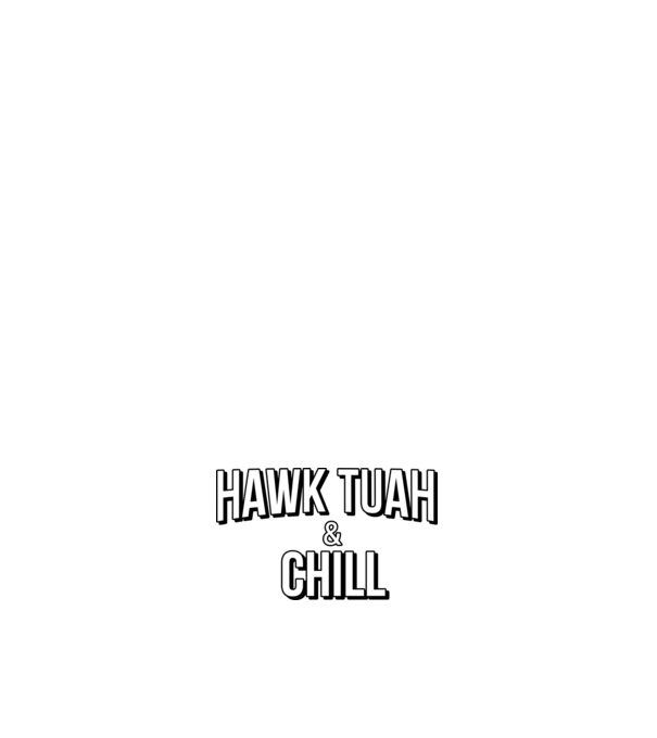 Hawk tuah and chill netflix model roșu pe tricou