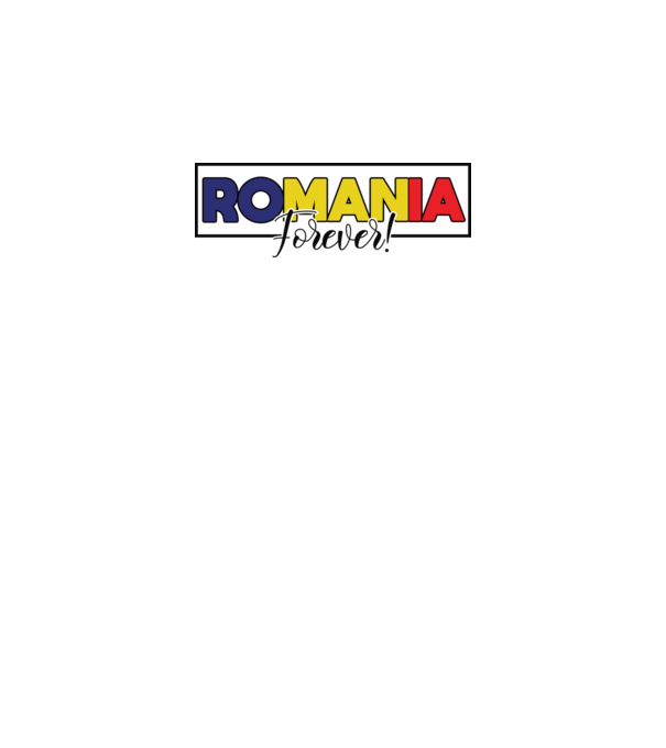 Romania forever model alb pe tricou