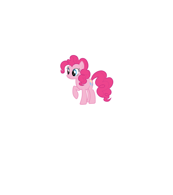 Pinkie Pie model roz deschis pe tricou