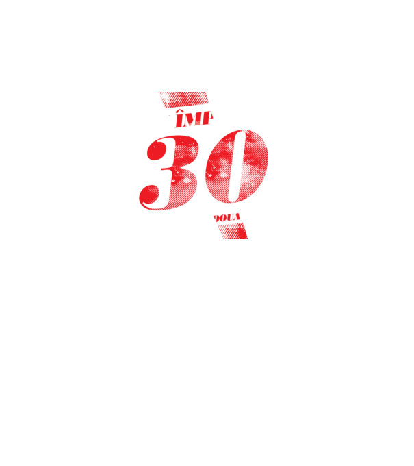 Am împlinit 30 ani pentru a doua oară model turcoaz pe tricou