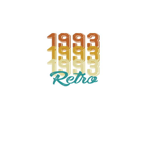 Retro 1993 model turcoaz pe tricou