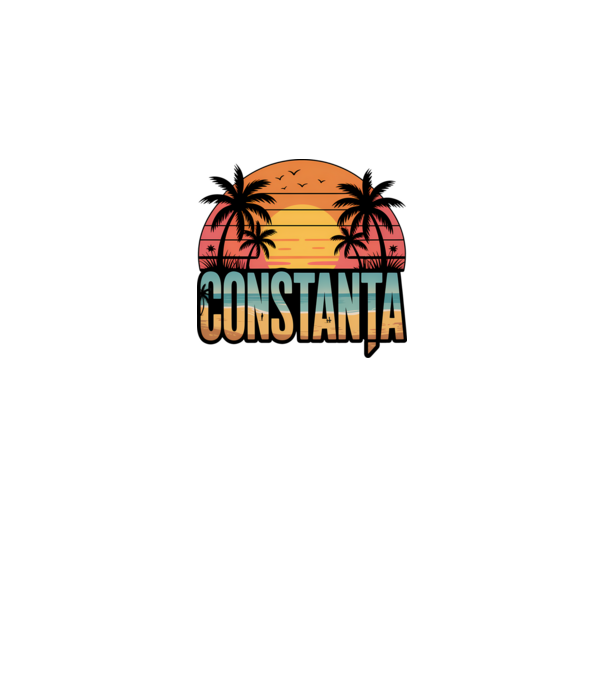Constanța model negru pe tricou