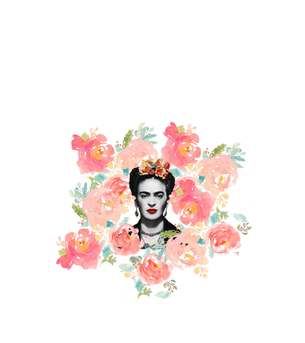 Frida Kahlo 2 model alb pe tricou
