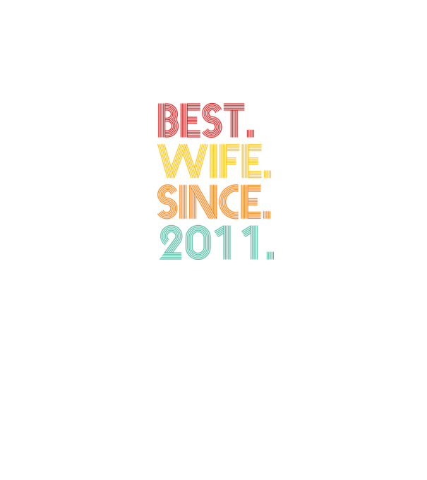 best wife since 2011 retro model negru pe tricou