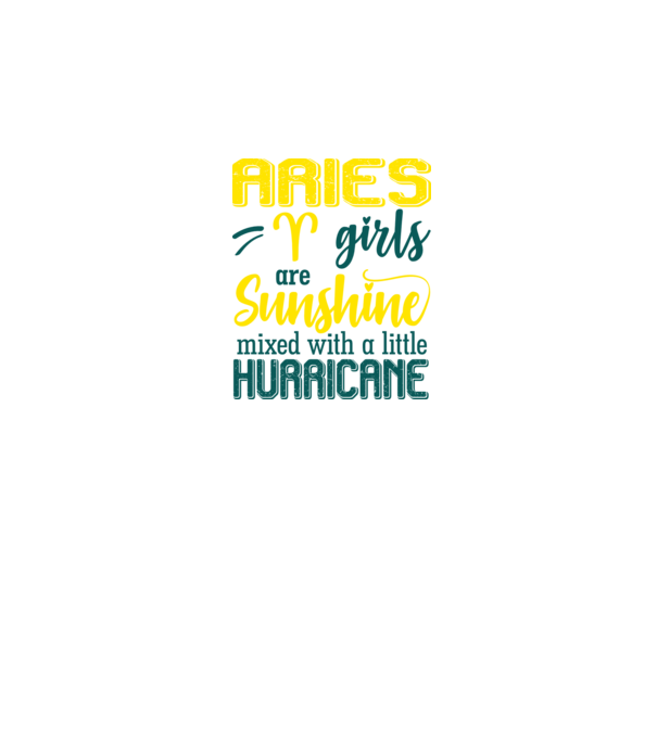 Sunshine with Hurricane ARIES model negru pe tricou