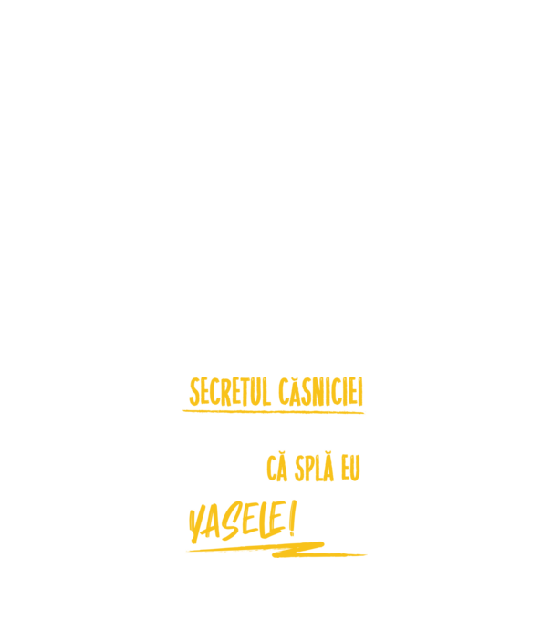 Secretul căsniciei sănătoase model alb pe tricou