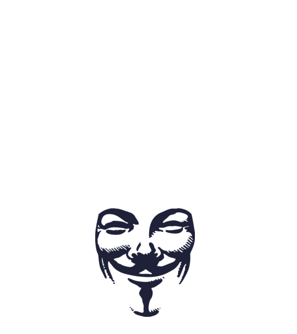 vendetta mask model negru pe tricou