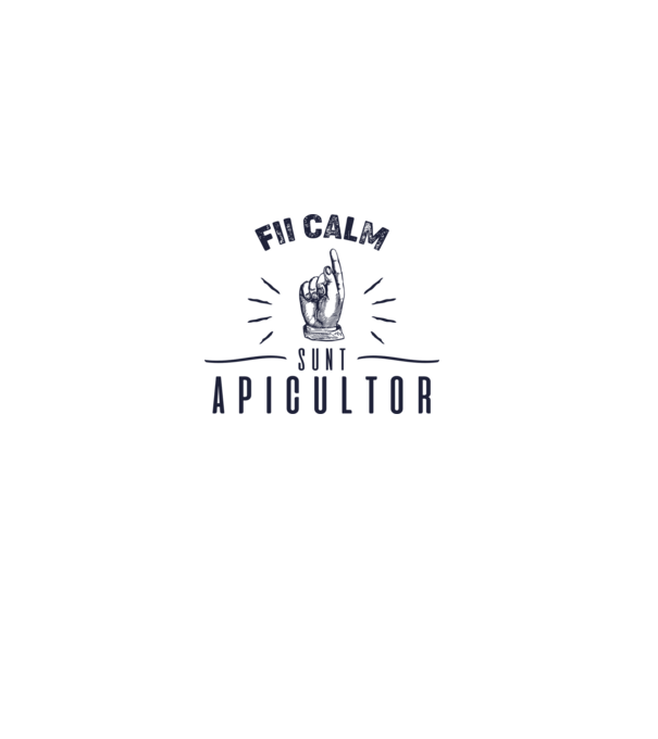 Fii calm.... sunt apicultor model gri pe tricou