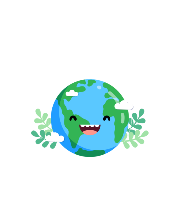 Earth smiley model alb pe tricou
