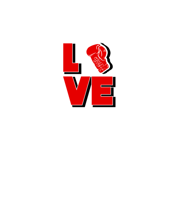 LOVE BOX model alb pe tricou