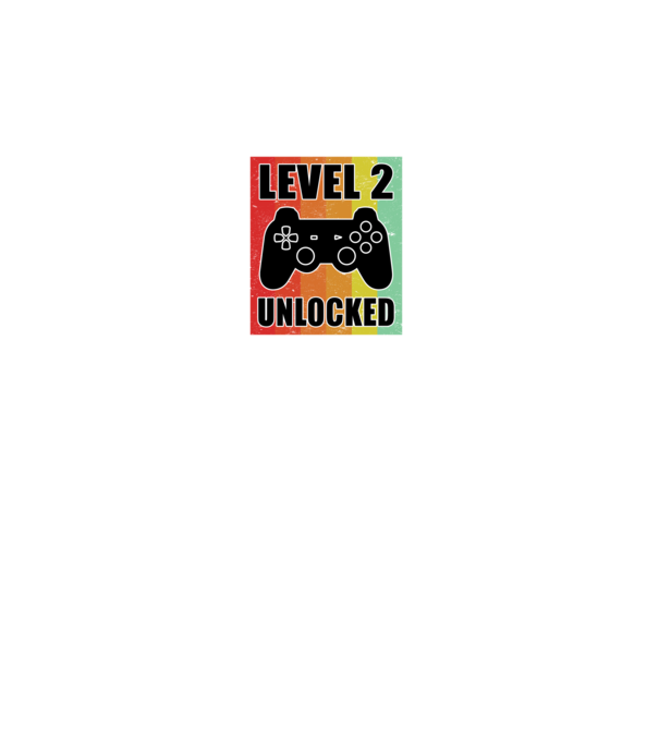 level 2 unlocked retro gamer model negru pe tricou