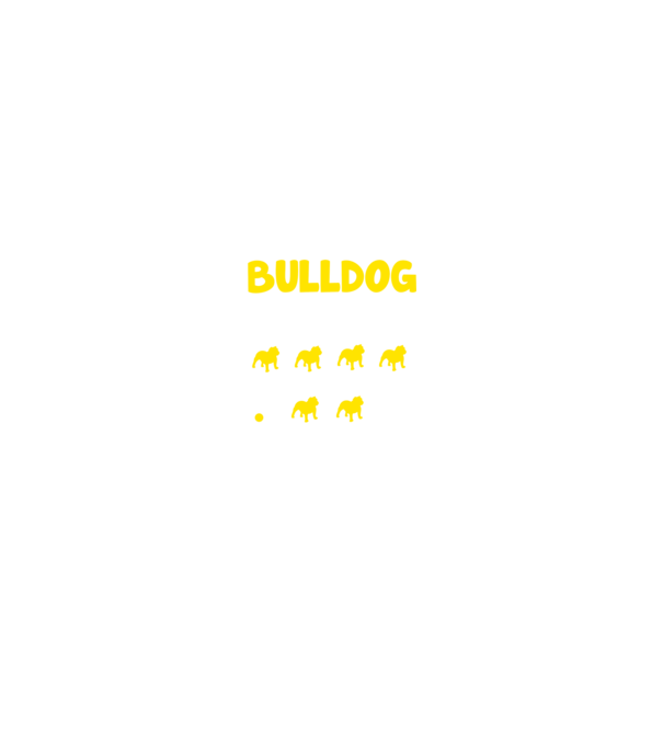 trucuri ale unui bulldog englezesc încăpățânat stai, culcă-te, întoarce-te, vino, adu, bate palma, rămâi model negru pe tricou