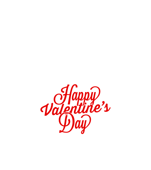 Happy Valentines day model negru pe tricou