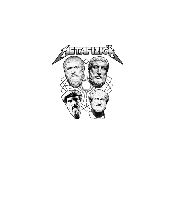 metafizică model albastru deschis pe tricou