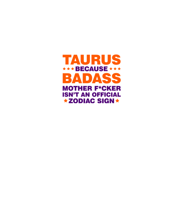 Badass zodiac TAURUS model gri pe tricou