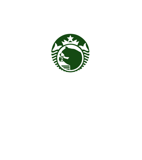 Bear Bucks model alb pe tricou