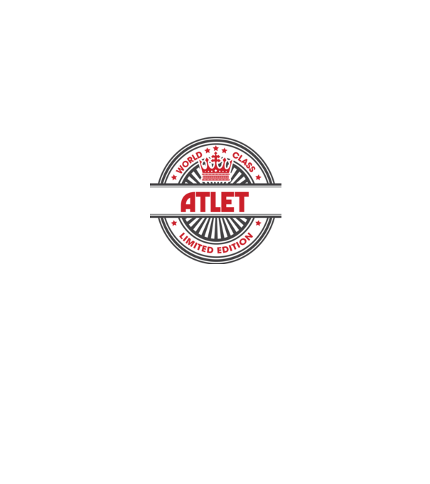 atlet model alb pe tricou