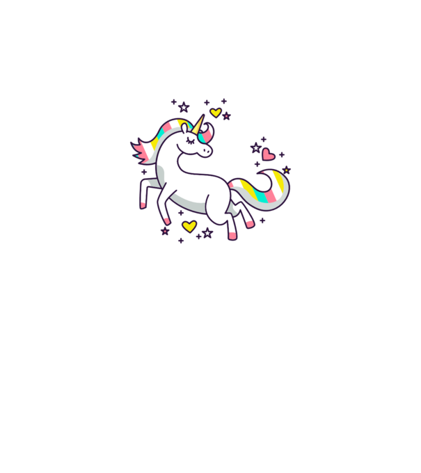 Unicorn Spark model roz neon pe tricou