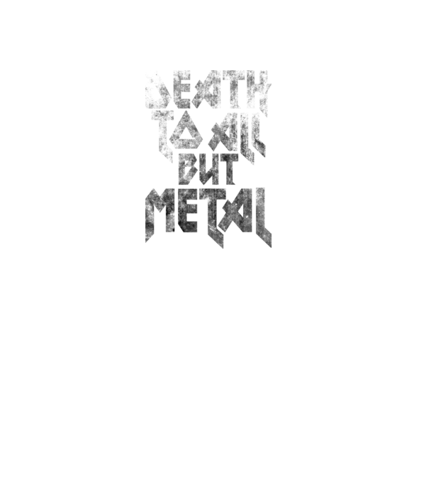 Death but metal model negru pe tricou