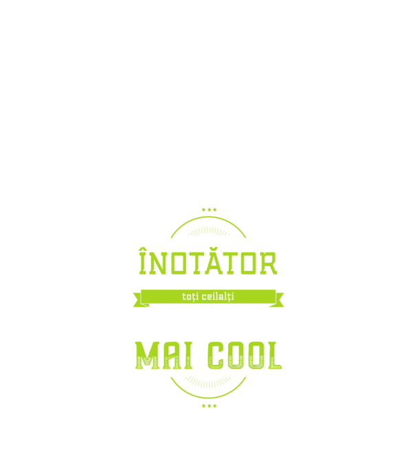 Sunt înotător, la fel ca toți ceilalți, dar mult mai cool model negru pe tricou