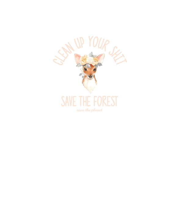 Clean up your shit model negru pe tricou