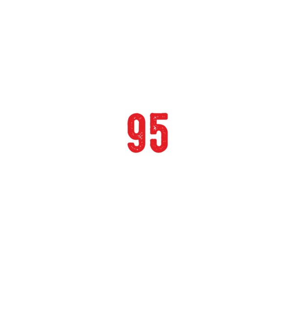Purtătorul acestui tricou a împlinit: 95 de ani model negru pe tricou