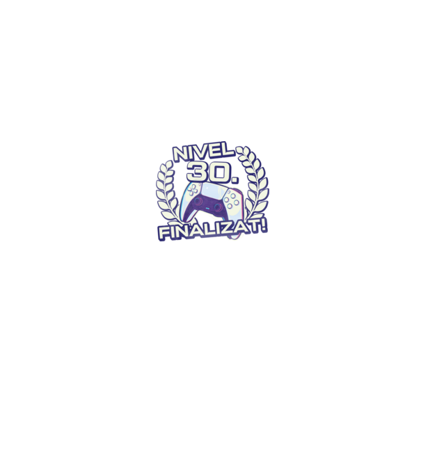 Nivel 30 finalizat! model negru pe tricou