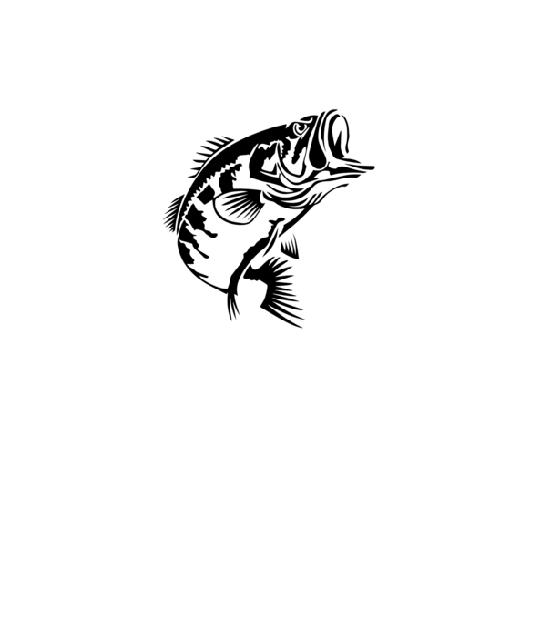 AngryFish model alb pe tricou