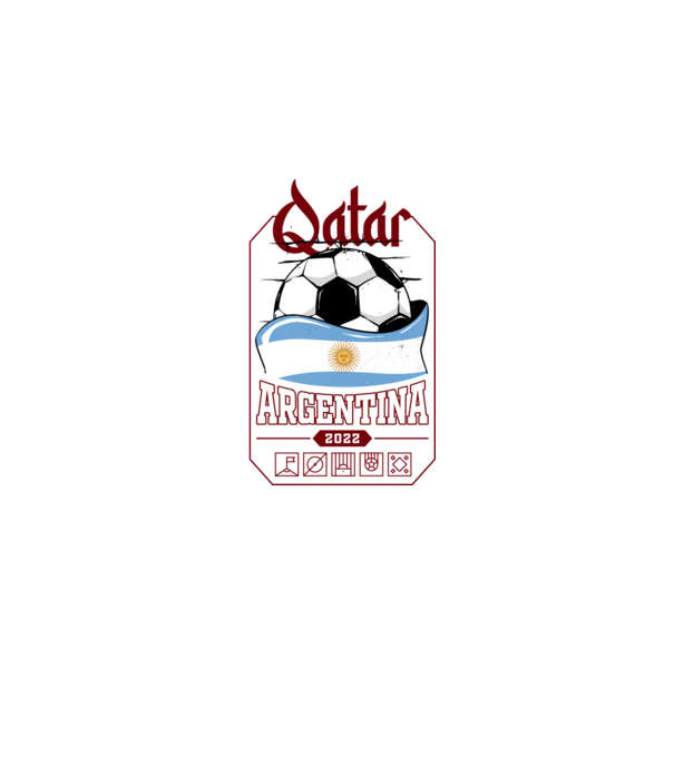 Qatar teams Argentina model negru pe tricou