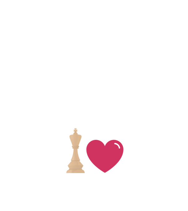 Love chess model albastru închis pe tricou