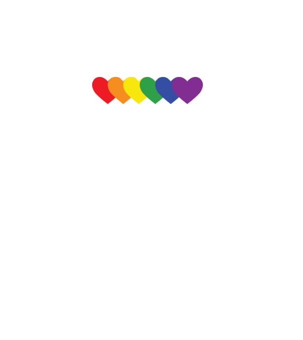 Inimi Lgbtq model negru pe tricou