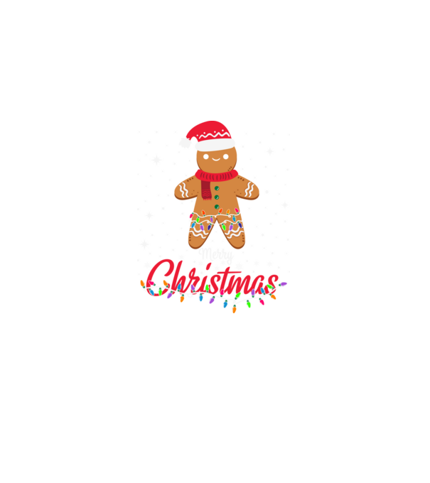 Merry christmas cookie model negru pe tricou
