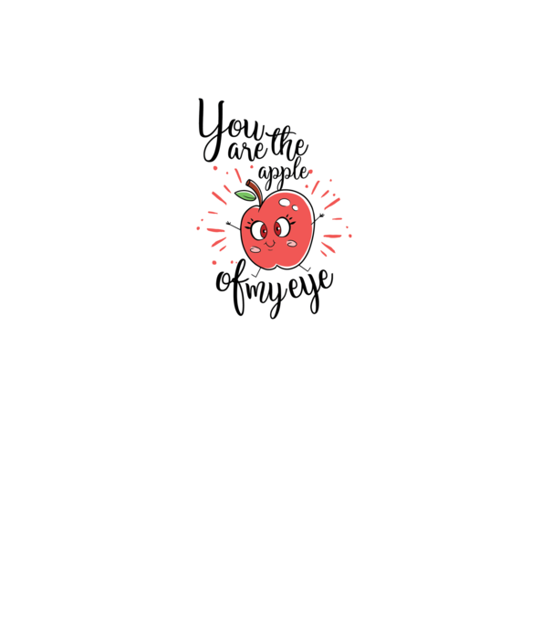 You drive me bananas you are the apple of my eye model negru pe tricou