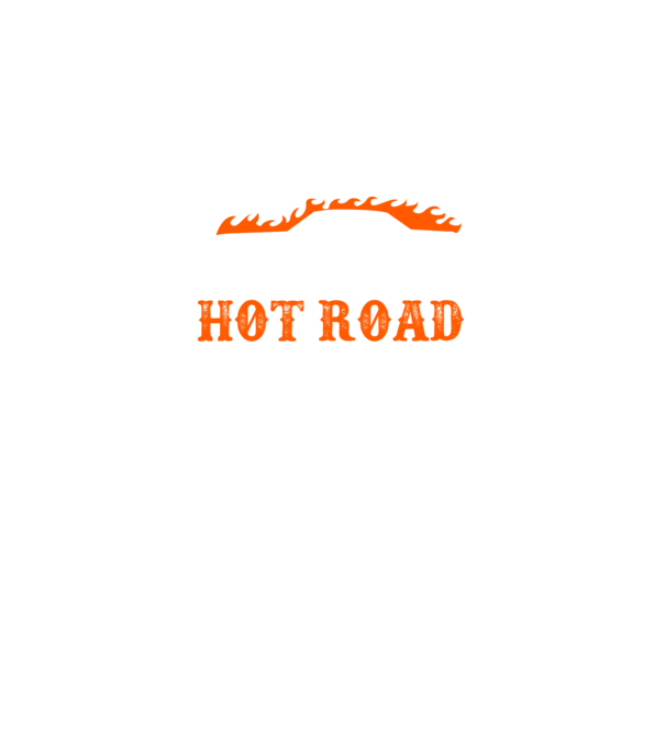 Hot road cartel model negru pe tricou
