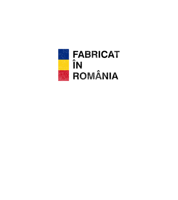 Fabricat în România model negru pe tricou