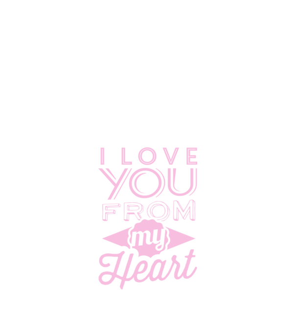 love you from model albastru închis pe tricou