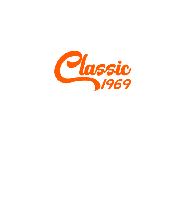 Classic 1969 model negru pe tricou