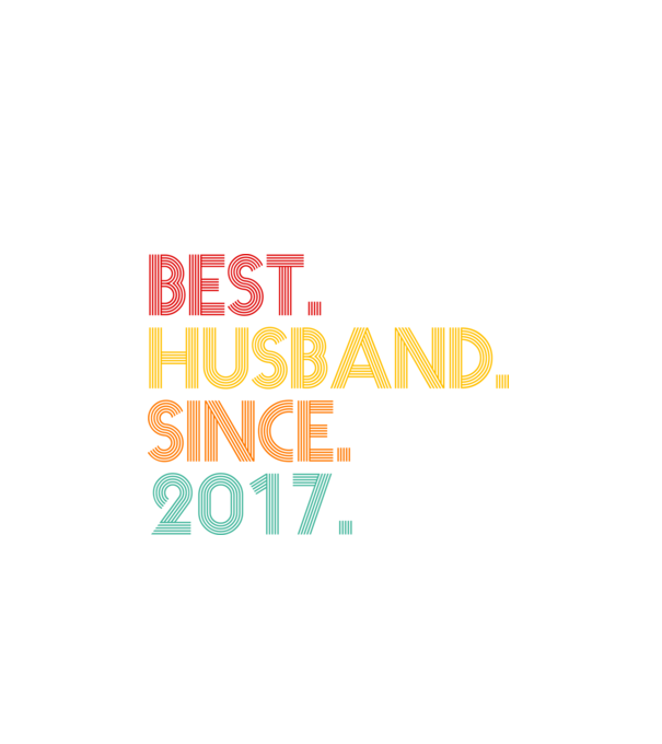 best husband since 2017 retro model negru pe tricou