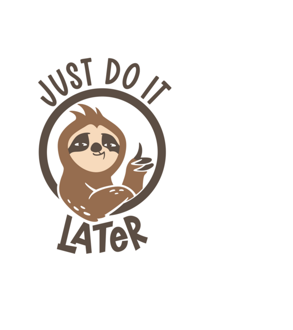 Just do it model negru pe tricou