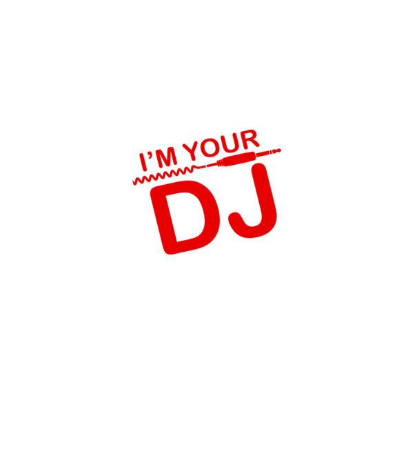 Im your DJ model negru pe tricou