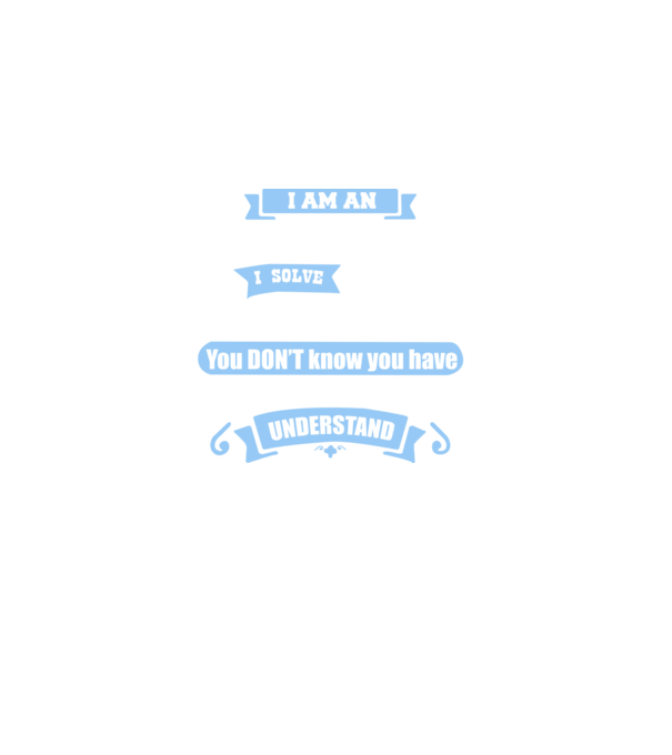 I am an accountant I solve problems model negru pe tricou