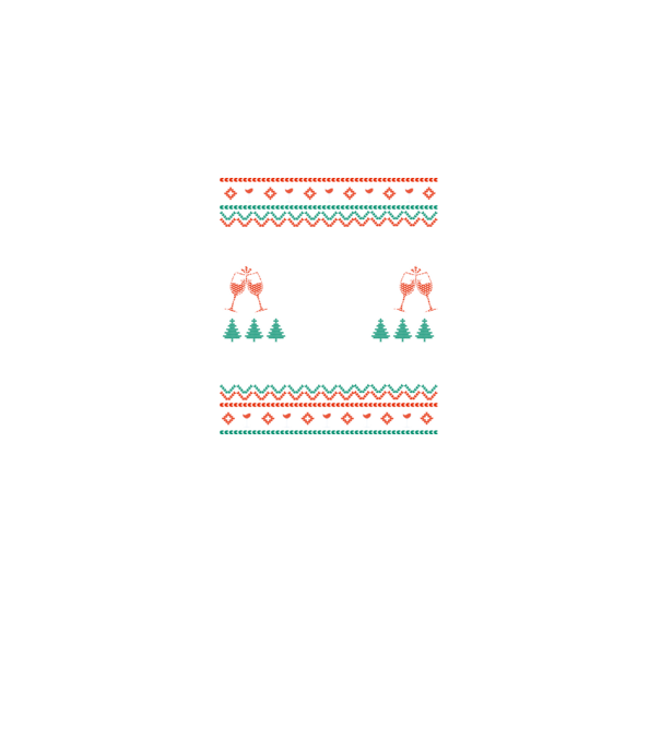 Fueled by wine and christmas model negru pe tricou