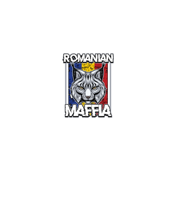 România maffia model negru pe tricou