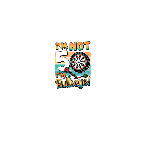 Darts Birthday 50 years old model negru pe tricou