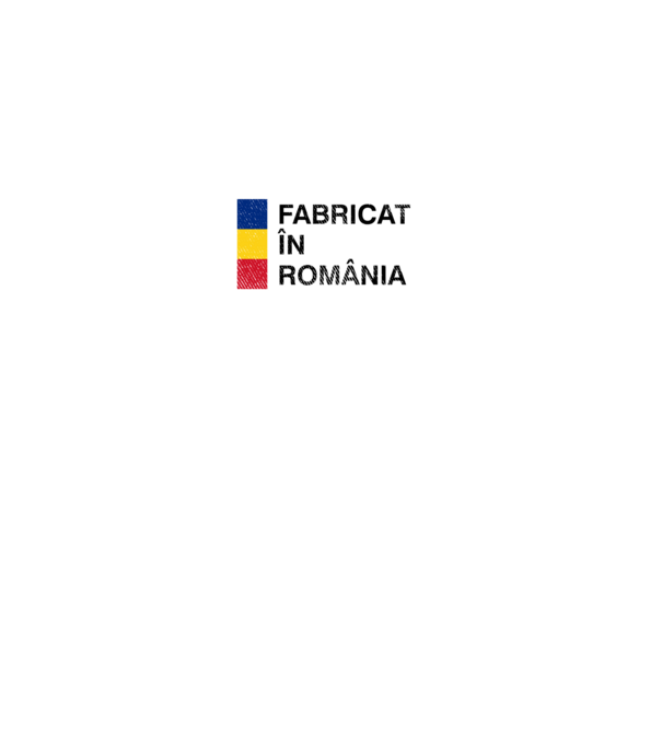 Fabricat în România model negru pe tricou