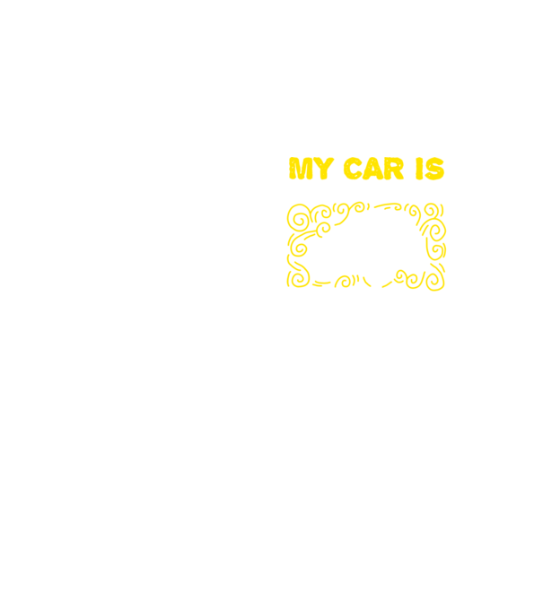 My car is older than me and I love it model galben neon pe tricou